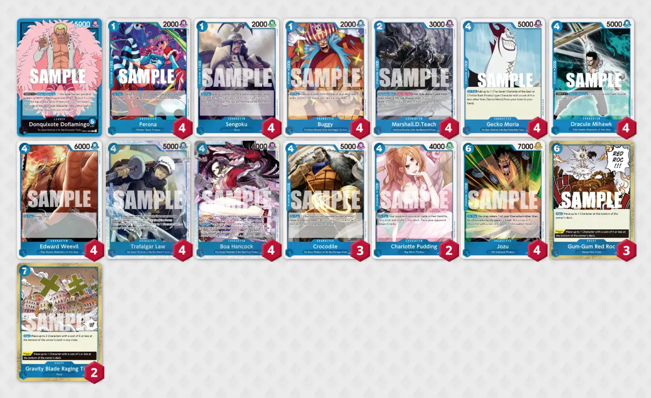 Doffy OP10 Top 3 Pasadena Regionals