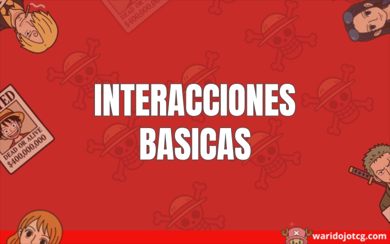 Interacciones de cartas