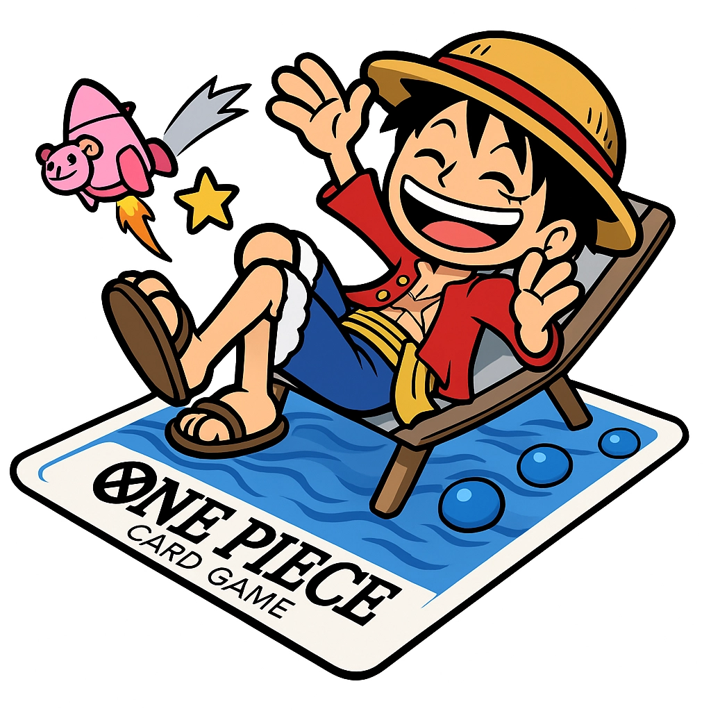 Ilustración de Luffy en el espacio
